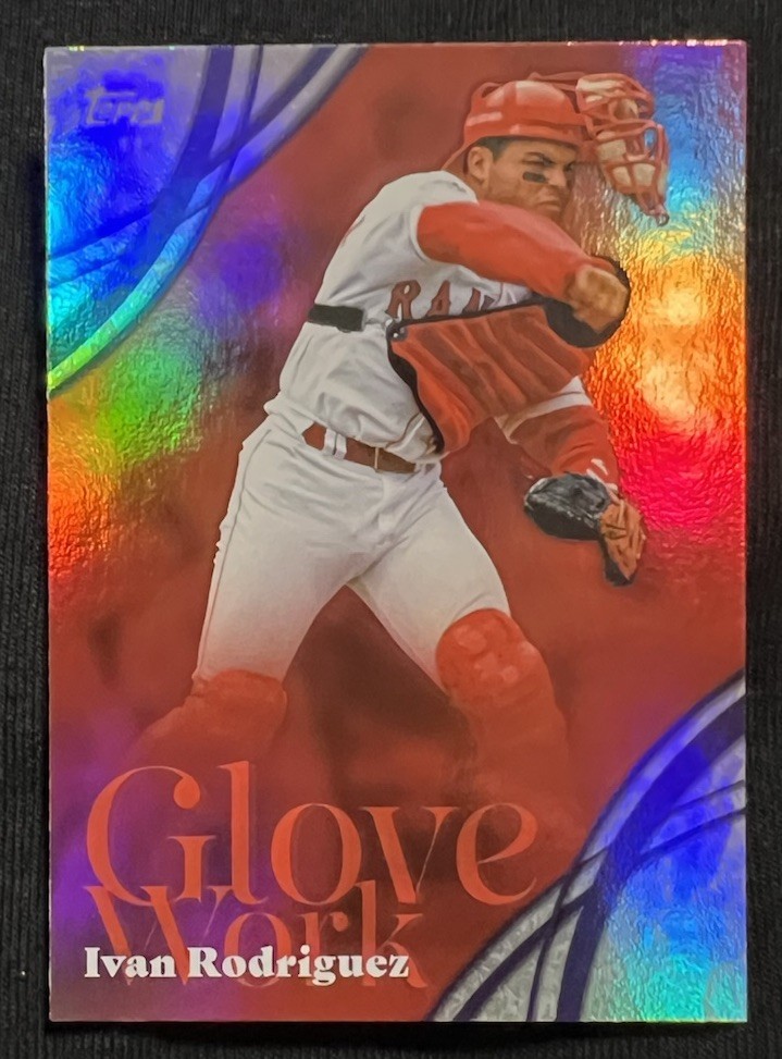 メジャーリーグ　カード　Ivan Rodriguez 2026 Topps Series 2 - Glove Work - #GW-7 - Ivan Rodriguez - Foil