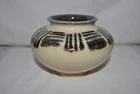 Rookwood Vase Cream With Hand Painted Black Lines 1952Shape #6660F