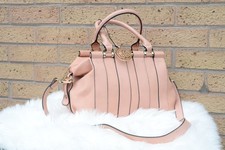 Baby Pink LYDC Women's Travel Carry-on Clothing Bag Large PU Leather Duffle Bag 