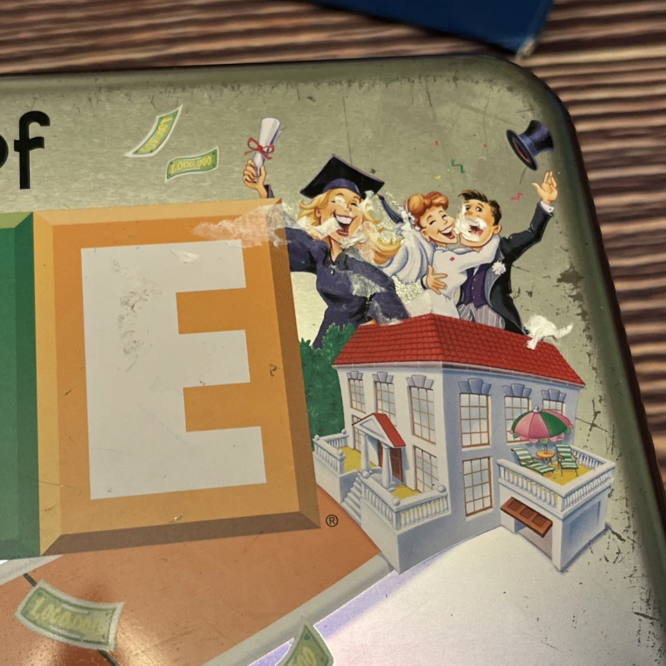 Combo de juegos de mesa The Game of Life & Payday Collector's Tin Complete Parker Bros Foto 3 de 4