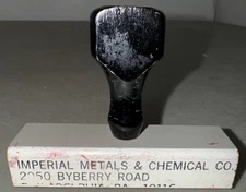 Vintage Imperial Metals & Chemical Company Co Philadelphia Stamp Ink