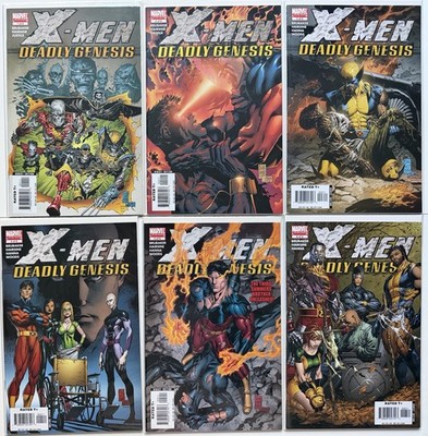 X-Men Deadly Genesis #1-6 Complete Series Set 1st Appearance of Vulcan 2006