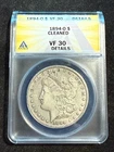 1894 O MORGAN DOLLAR ANACS VF 30 DETAILS CLEANED 159
