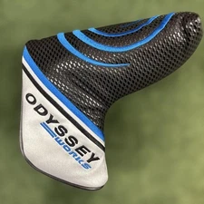 ODYSSEY WORKS Golf Putter Headcover Black Blue Mesh Breathable