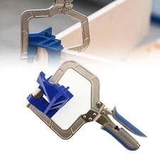 1X 90° Corner Clamp Right Angle Clamp Carpenter Jig Clamps Pocket Hole Clamp New