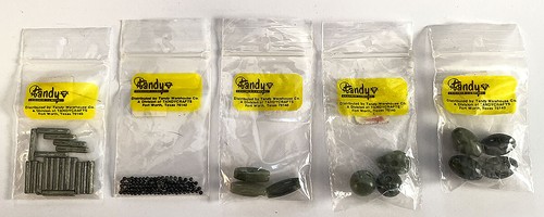 Lot of 6 Pkgs of Charms & Beads by Tandy for making jewelry - 第 1/2 張圖片