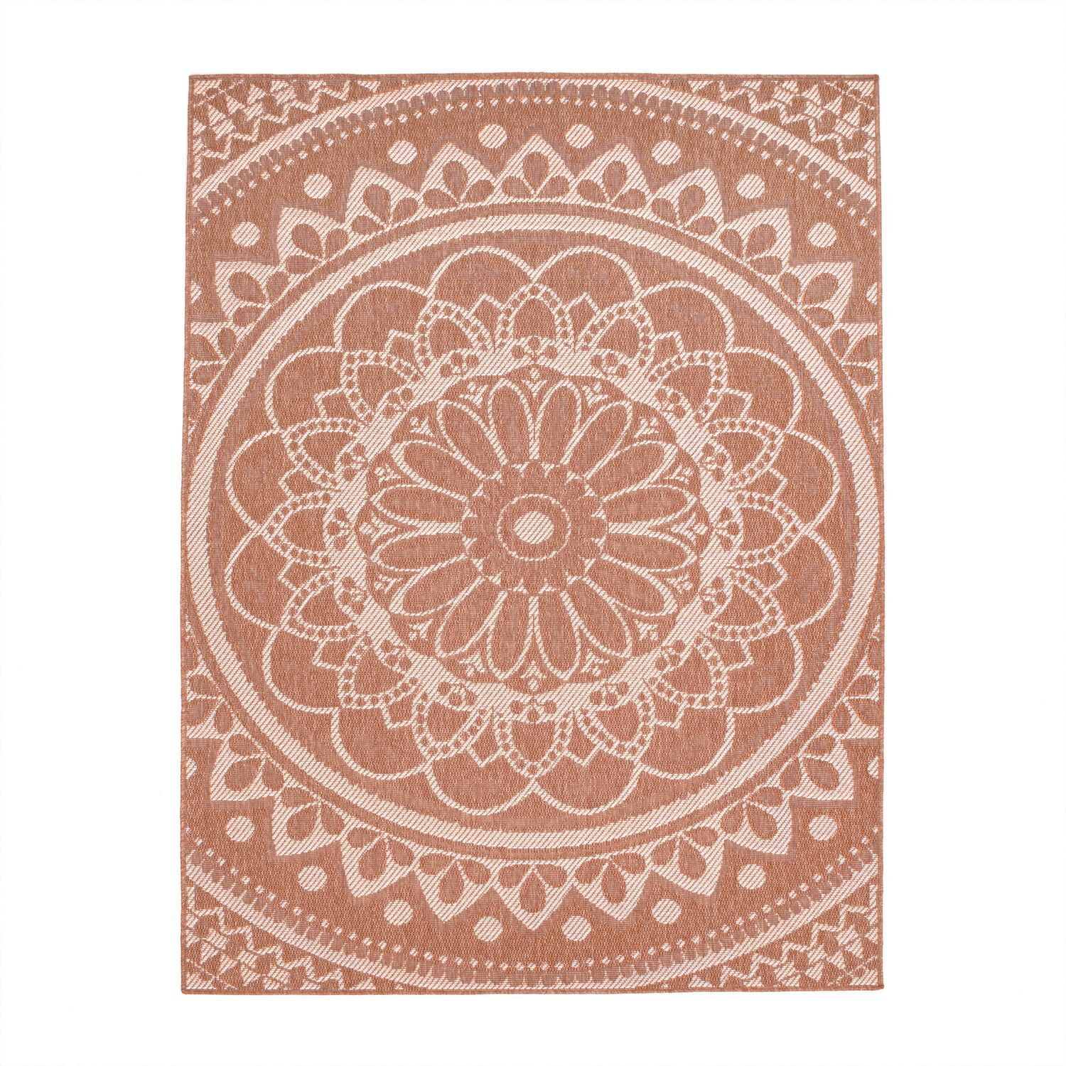 In- Outdoorteppich Wetterfest Garten Orientalisches Marokkanisches Boho Design