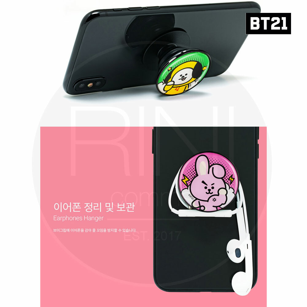 BTS BT21 Official Authentic Goods V GRIP By S2B + Tracking