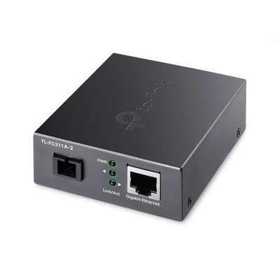 TP-Link TL-FC311A-2, SC WDM, Bi-Directional Fiber, Media-Konverter, BRANDNEU