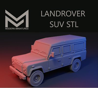 Modern Miniatures Rover Defender Civilian SUV Car Spectre Zona Alfa Scenery Prop
