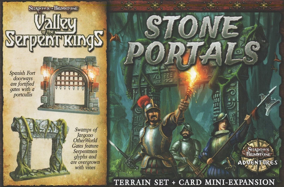 Shadows of Brimstone Valley of the Serpent Kings Expansion Stone Portals Terrain - Image 3 of 3