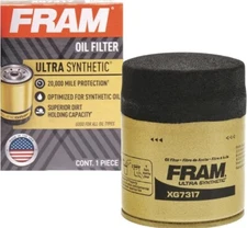 FRAM Ultra Synthetic Automotive Replacement Oil Filter, XG7317 with SureGrip
