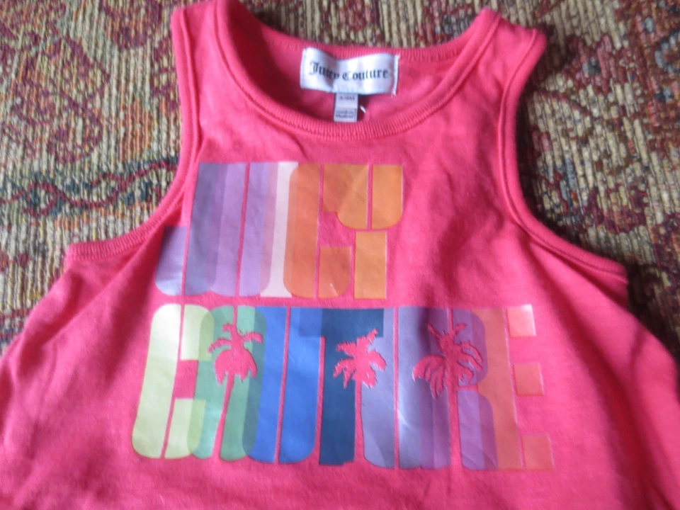 NWT Juicy Couture New Coral romper SZ 3-6M, 18-24M NWT - Image 3 of 4