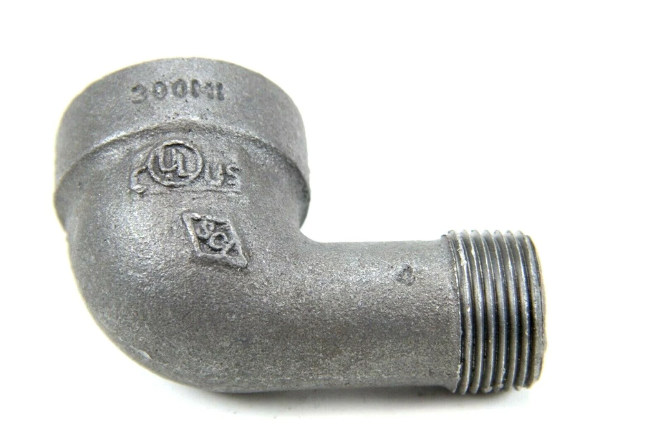 New 3/4" NPT Malleable Iron Street 90° Elbow Class 300 Equiv G0550751 - Image 2 of 3