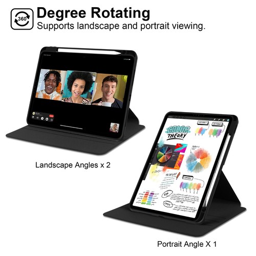 Case For iPad A16 iPad Air Pro 11th 10th 9th 8th 7th 6th 5th 4th Gen Stand Cover - Picture 95 of 111