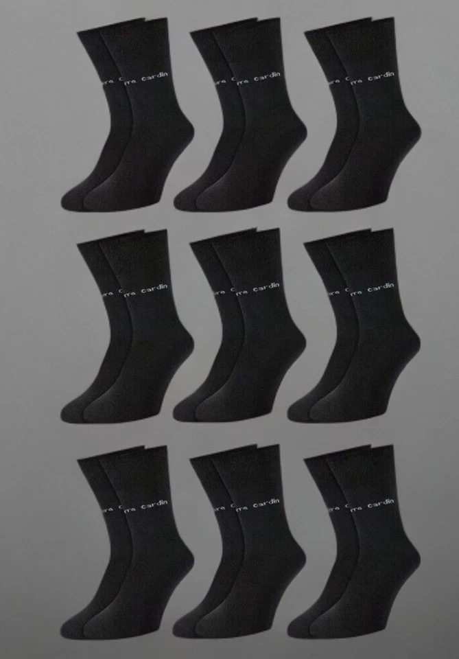 Pierre Cardin - Herren Socken Premium, Business Schwarz, Baumwolle - Komfort - Bild 3 von 3