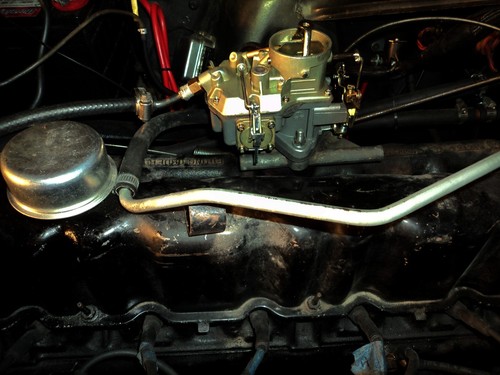 Autolite 1100 Carburetor Manual Choke 63-69 Mustang Falcon 170 200 inline 6-cyl - Picture 12 of 12