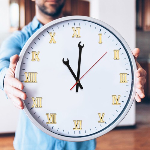 5 PCS Wall Clock Watch Accessories Number Replacement Numerals Parts - Zdjęcie 3 z 12