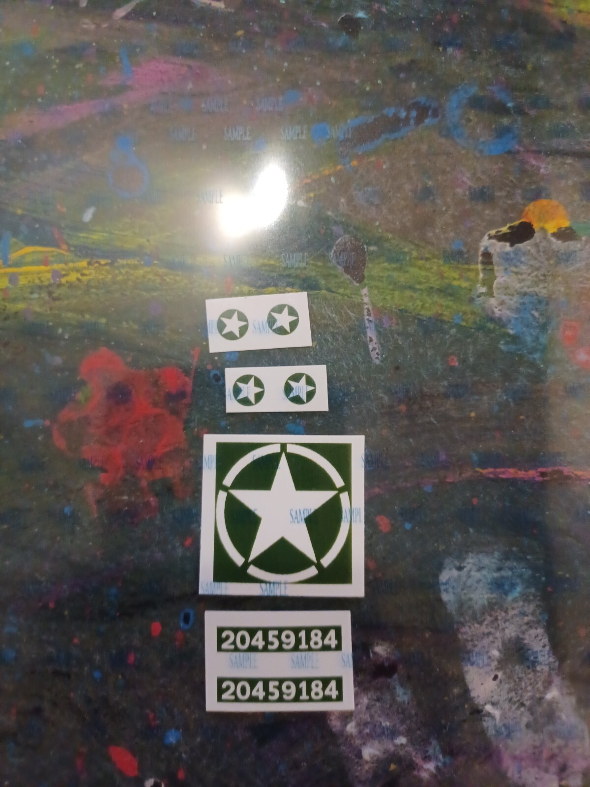 Dinky 669 U.S MILITARY JEEP Reproduction Stickers | eBay