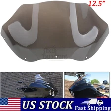 For Harley Road Glide FLTR FLTRX 12.5" Smoked Windshield Windscreen 1998-2013