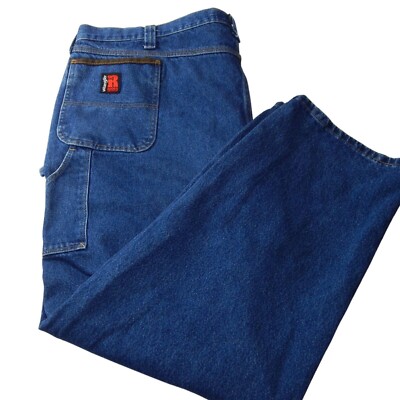 Wrangler Riggs Workwear Blue Carpenter Painter Jeans 5 Pocket Loop