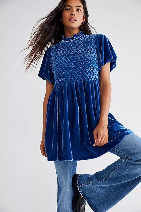 free people velvet dress