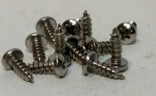 Sheet Metal Screw #8 x 1/2" Phillips,  Pan Head Stainless Steel  - 2 LBs