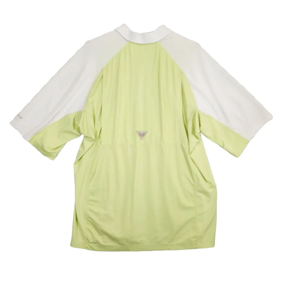 COLUMBIA PFG Para hombres XL 1/4 Cremallera Profesional Equipo de Pesca Camisa Ventilada Omni-Congelación Foto 2 de 4