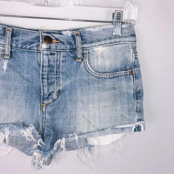 Joes Jeans Womens Light Wash Elise Cuffed Denim Shorts 25 - Image 2 of 4