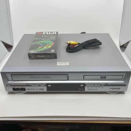 Sansui VRDVD4000A DVD Player VHS HiFi Video Cassette Recorder VCR Combo  TESTED! - Afbeelding 1 van 9