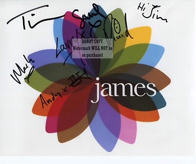 James (Band) Tim Booth 8 x10'' handsigniertes handsigniertes Foto 7791