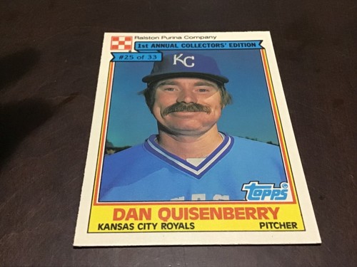 DAN QUISENBERRY Oddball Insert & Regular issue Baseball ROYALS YOU CHOOSE - Picture 26 of 133