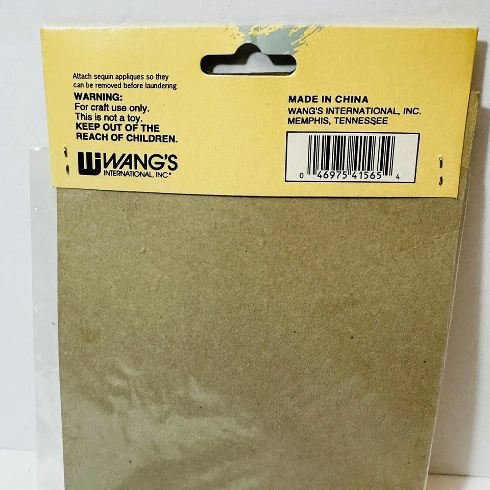 Vintage 80s 90s Sequin Sew On Patch Ballet Slippers Dancer Size Wang’s - Image 4 of 4