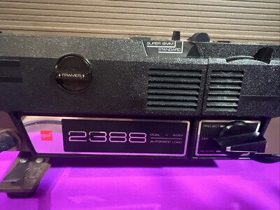 Vintage GAF 2388 Dual 8mm/Super 8 Film Movie Projector. POWERS ON