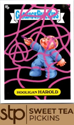 2022 Topps Garbage Pail Kids: Book Worms #34a Hooligan Harold