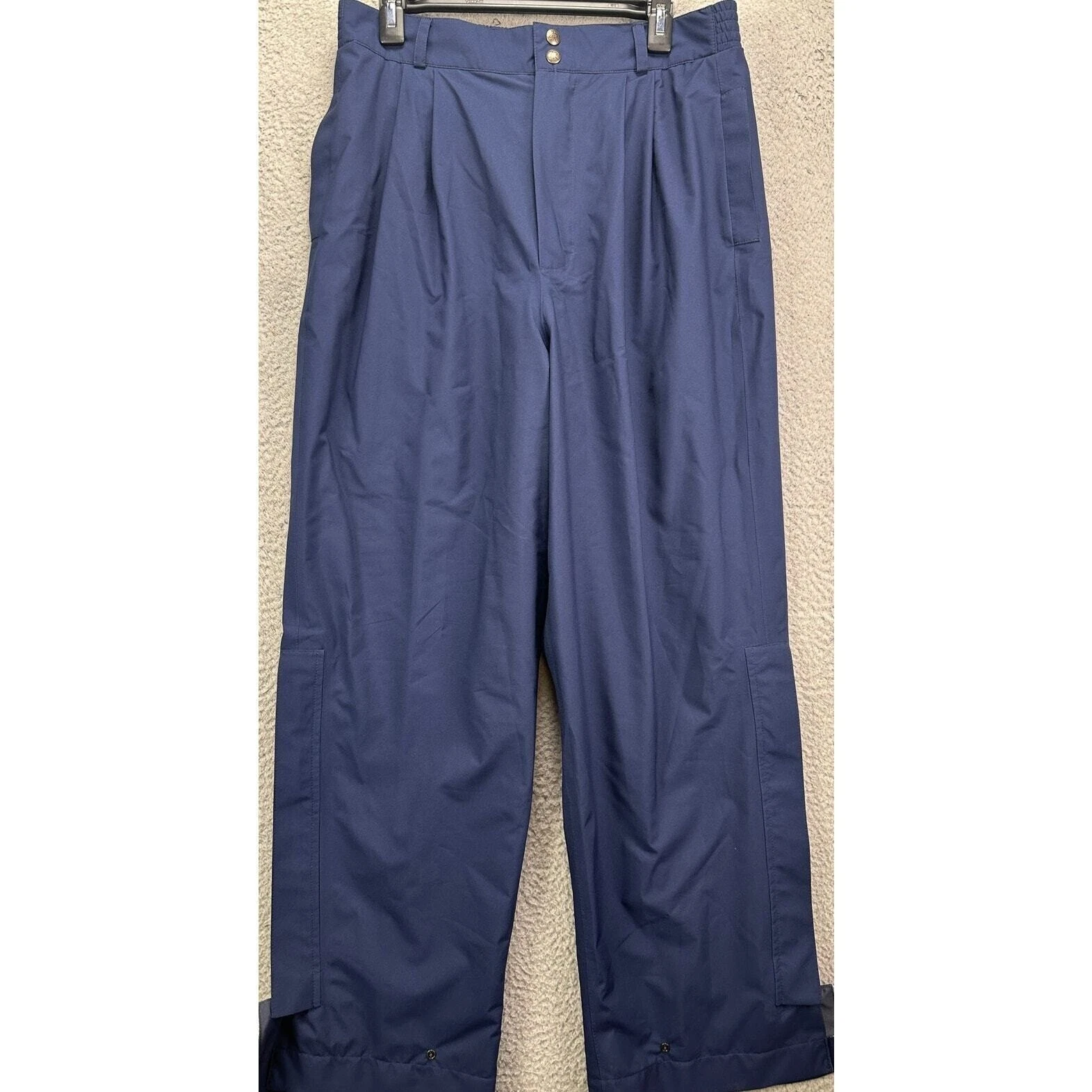 Zero Restriction ZR Pants Womens Large Blue Golf Water Resistant Straight Pants