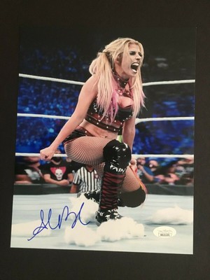 ALEXA BLISS AUTOGRAPHED 8 X 10 PHOTO  J.S.A.   AUTHENTICATED