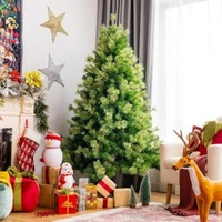 KüNstlicher Weihnachtsbaum Christbaum 180Cm MetallstäNder 820 Zweige Klappsystem