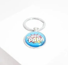 Super Dad Metal Keyring With Keyring New