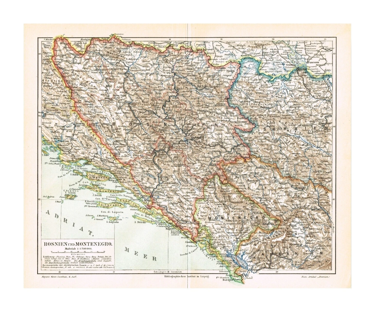 1800-1899 Date Range Antique Europe World Atlas