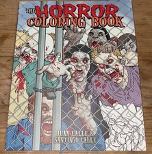 The Horror Coloring Book: Over 60 Images to Colour by Juan Calle Unused