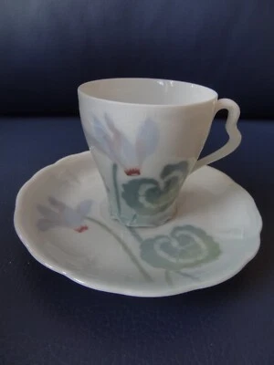 Rosenthal Tasse, Untertasse, Copenhagener Dekor, Jugendstil - Bild 1 von 4