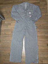 VTG 1960 Pointer Brand Coveralls Jumpsuit Rare 38 S Overall Pinstripe Worker NEW