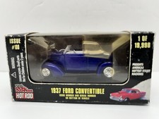 1937 Ford Convertible Hot Rod Magazine Drag Racing Series 1:58 Scale DieCast New