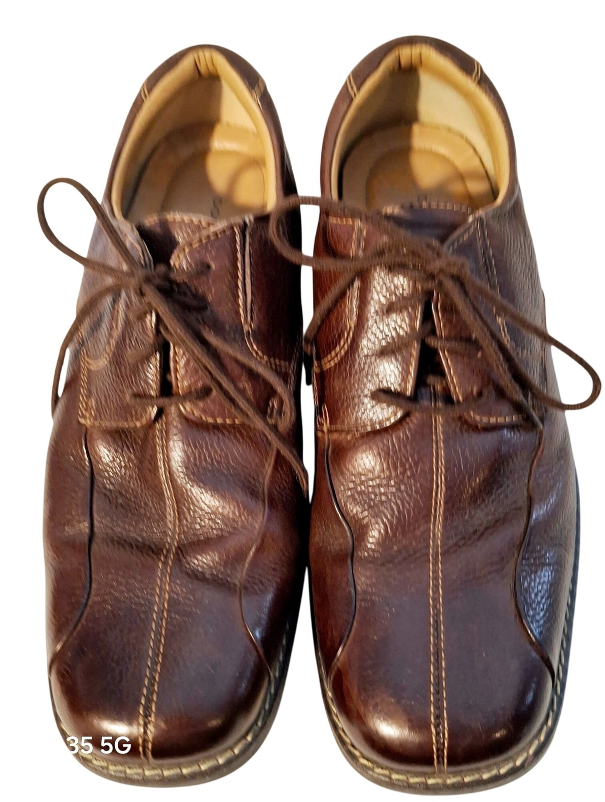 SAOLA Scarpe eleganti stringate Dockers da uomo in pelle Oxford marrone taglia 10 M