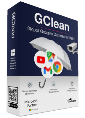 GClean 2026 - AntiSpy - Spurenvernichter - Anonym Surfen - PC Download Version