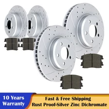 Front Rear Rotors and Brake Pads Fit Charger Challenger Chrylser 300 RWD Brakes