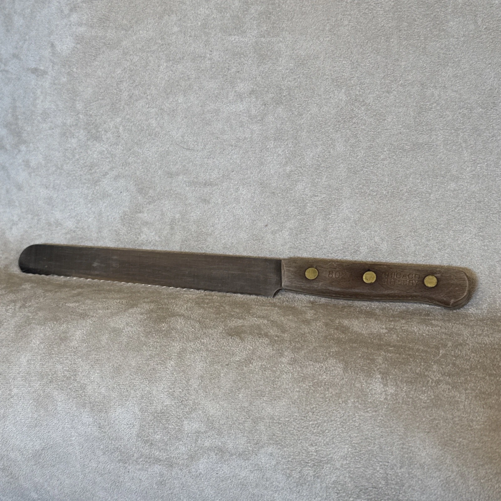 Vintage Chicago Cutlery 7" "Rare" 8027 Serrated Bread Knife