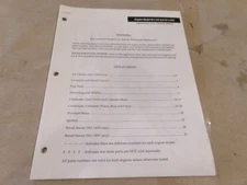 WISCONSIN ROBIN ENGINE MODEL W1-145 AND W1-185V PARTS MANUAL