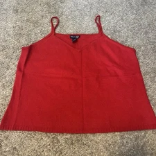 Venezia Jeans 18 20 Red Glam Luxury Sweater Tank Rabbit Hair Angora Blend Y2K